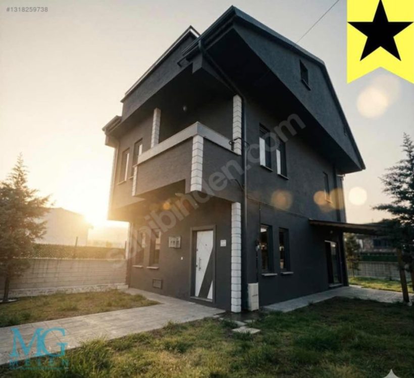 209 M² ARSA İÇERİSİNDE TAM MÜSTAKİL BAHÇELİ VİLLA FIRSATI